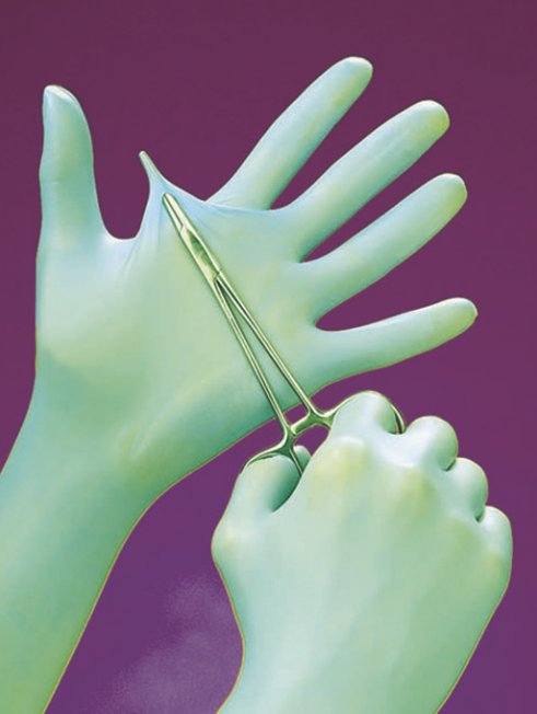 Rukavice nitrilové Aloe Vera, nepudrované, 100 ks/bal., velikost S