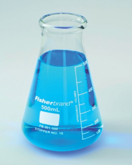 xxxErlenmeyerova baňka širokohrdlá, silnostěnná, 250 ml, 12ks