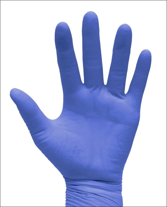 Rukavice Fisherbrand Nitrile Indigo, jednorázové, PPE Cat III, S, 200 ks